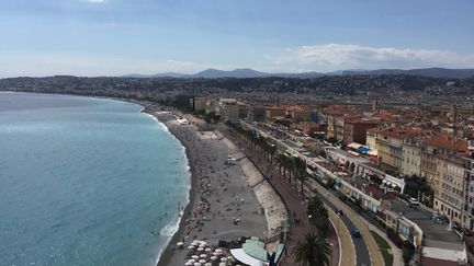 La baie des Anges à Nice (Alpes-Maritimes). (ROMAIN BERCHET / FRANCE-BLEU AZUR)