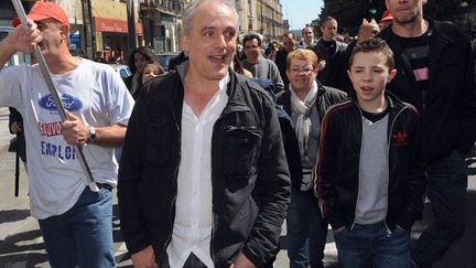 Philippe Poutou appelle à voter FRançois Hollande (PIERRE ANDRIEU / AFP)