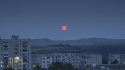 Des immeubles à Lviv, dans l'ouest de l'Ukraine. (ARTUR ABRAMIV/ZUMA PRESS WIRE/SH / SIPA)