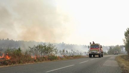 Incendies en Gironde : la météo attise les flammes (FRANCE 3)