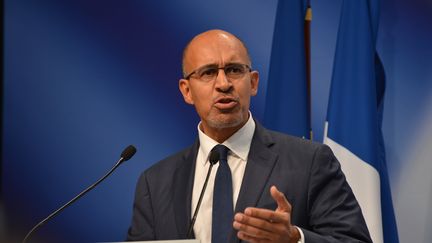 Harlem D&eacute;sir, premier secr&eacute;taire du PS, le 5 octobre 2013 &agrave; Paris. (CITIZENSIDE.COM / AFP)