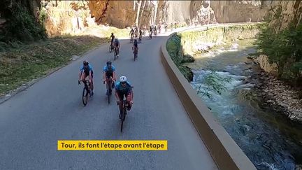 Des amateurs sur la Route du Tour