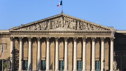 Le Palais-Bourbon, si&egrave;ge de l'Assembl&eacute;e nationale, &agrave; Paris. (PATRICK ESCUDERO / HEMIS.FR / AFP)