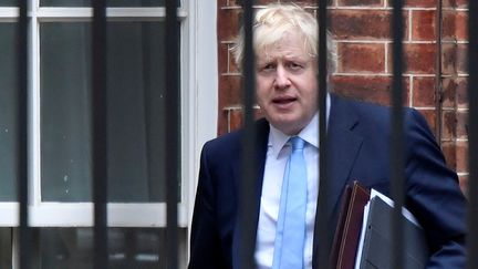 Le Premier ministre britannique Boris Johnson quitte Downing Street, à Londres, le 9 septembre 2019. (TOBY MELVILLE / REUTERS)