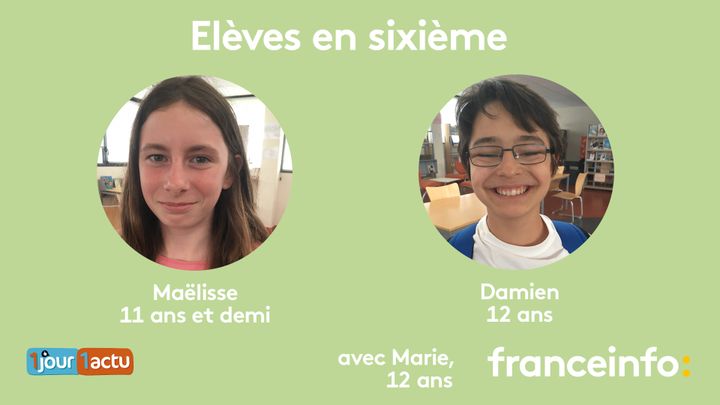 franceinfo junior, une émission de la radio franceinfo, en partenariat avec le magazine d'actualités pour enfants 1jour1actu et 1jour1actu.com. (FRANCEINFO / RADIOFRANCE)