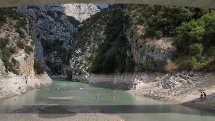 Sécheresse : les gorges du Verdon, symbole d'un été hors norme