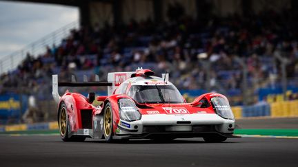 La Glickenhaus SCG 007 débarque au Mans en 2021 dans la catégorie Hypercar (JOAO FILIPE / JOAO FILIPE / DPPI via AFP)