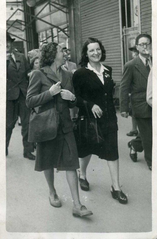 &quot;Sur la Canebière pendant la guerre&quot; - Anonyme - Marseille 1942
 (DR)