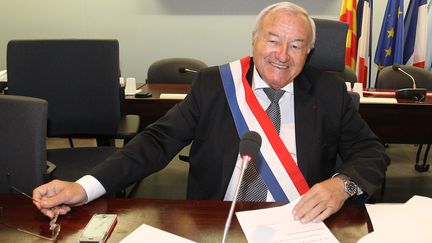 Le&nbsp;d&eacute;put&eacute; UMP des Alpes-Maritimes et ancien maire de Cannes, Bernard Brochand, le 4 avril 2014. (  MAXPPP)