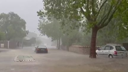 L'Hérault et le Gard frappés par de violents orages (FRANCE 2)