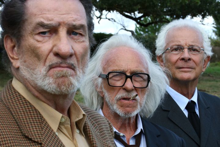 Eddy Mitchell, Pierre Richard et Roland Giraud  dans "Les Hauts fourneaux" de Christophe Duthuron
 (Eric Travers © 2017 - RADAR FILMS - ÉGERIE PRODUCTIONS - GAUMONT - FRANCE 3 CINÉMA - DARGAUD MEDIA)