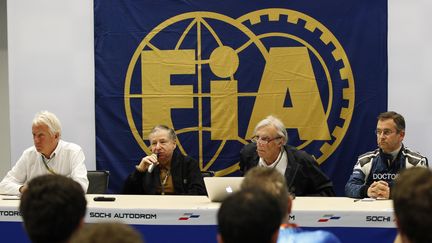 La conférence de presse des dirigeants de la FIA (FLORENT GOODEN / DPPI MEDIA)