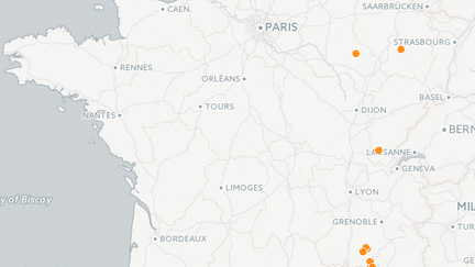 Les communes qui n'ont pas voté FN. (FRANCEINFO)