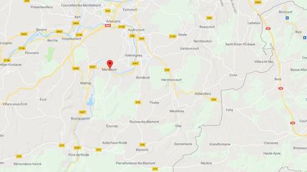 Les faits se sont produits à Mandeure, dans le Doubs. (GOOGLE MAPS)