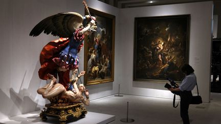 Le nouveau musée d'art Patrimonio Nacional de Madrid exposera des pièces issues des collections royales de la couronne d'Espagne (THOMAS COEX / AFP)