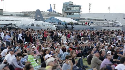 &nbsp; (Quelque 351.000  personnes sont venues assister au salon du Bourget © MAXPPP)