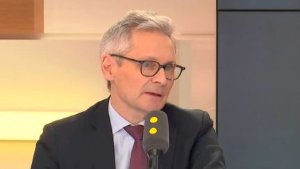 Thierry Le Hénaff, le PDG d'Arkema sur franceinfo le 22 février 2018. (RADIO FRANCE)