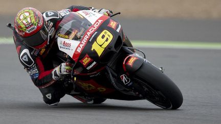 L'Espagnol Alvaro Bautista sur sa Honda