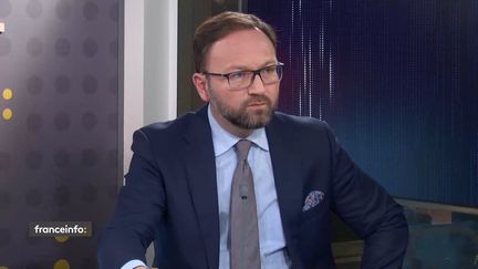 Le député de Savoie Patrick Mignola, invité de franceinfo jeudi 28 janvier 2021. (FRANCEINFO / RADIO FRANCE)