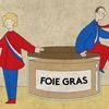 Mets&nbsp;phare des réveillons, le foie gras est devenu, fin 2021, un sujet de&nbsp;débat&nbsp;pour les candidats à l'élection présidentielle de 2022. (ELLEN LOZON / FRANCEINFO)