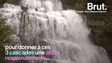 Quelques jours de pluie ont suffi pour leur redonner vie... Voici les impressionnantes cascades du Jura.