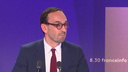 Thomas Cazenave, député Ensemble pour la République de Gironde et ancien ministre délégué chargé des Comptes publics, sur franceinfo le 13 décembre 2024. (FRANCEINFO / RADIO FRANCE)