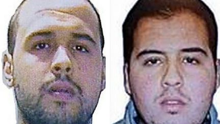 Les frères&nbsp;El Bakraoui : Khalid (à gauche) et Ibrahim (à droite). (AFP)