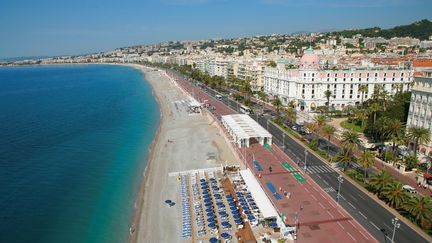 L'adolescente a &eacute;t&eacute; reconnue dans la rue pr&egrave;s de la Promenade des Anglais, &agrave; Nice (Alpes-Maritimes), mardi 12 ao&ucirc;t apr&egrave;s-midi, par une jeune m&egrave;re de famille. (PATRICE LAPOIRIE / MAXPPP)