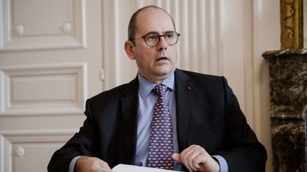 Philippe Laurent, secrétaire général de l'AMF, en janvier 2016.&nbsp; (MARLENE AWAAD / MAXPPP)