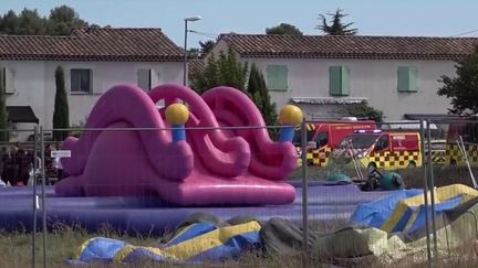 Un accident mortel s'est produit le 30 juillet 2023 dans le parc aquatique Wonderland de Saint-Maximim-la-Sainte-Baume dans le Var. (FRANCEINFO)