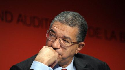 Lionel Zinsou, l'artisan de la fondation franco-africaine pour la croissance, le 24 novembre 2011. (ERIC PIERMONT / AFP)