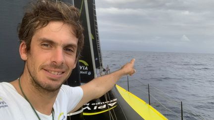 Le skipper&nbsp;Charlie Dalin&nbsp;(Vendée Globe, 2021). (CHARLIE DALIN / APIVIA)