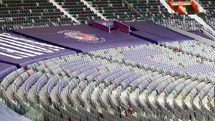 Le stadium de Toulouse vide, le 20 janvier 2021. (FREDERIC SCHEIBER / HANS LUCAS)