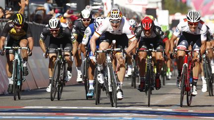 André Greipel a remporté la deuxième étape du Giro.  (LUK BENIES / AFP)