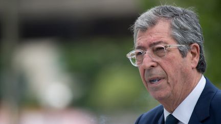 Patrick Balkany, maire de Levallois-Perret, devant le tribunal de Paris, le 20 mai 2019. (- / AFP)