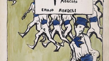 Les Hays aiment particulièrement le dessin et possèdent de nombreuses œuvres graphiques. Des dessins et pastels de Bonnard ou Vuillard, des sanguines de Maillol, un projet de couverture de revue de Toulouse-Lautrec, des projets d’affiches de Bonnard, ou cette partition illustrée.
 (Droits réservés © ADAGP, Paris 2013 )