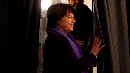 &nbsp; (Martine Aubry a participé au Bureau national du PS en présence de Myriam El Khomri © MaxPPP)