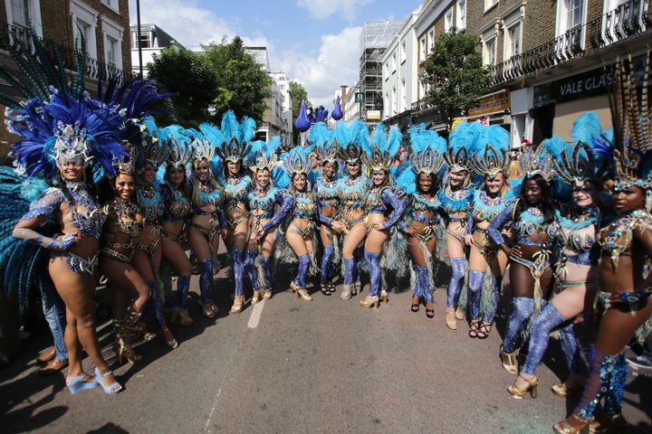 Dans les rues de Notting Hill le 29 août 2016.
 (DANIEL LEAL-OLIVAS / AFP)