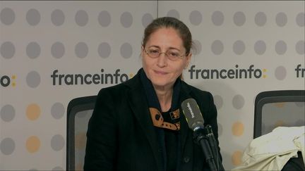 Cynthia Fleury, philosophe et psychanalyste, membre du comité de gouvernance de la Convention Citoyenne sur la fin de vie, invitée de franceinfo, vendredi 9 décembre 2022. (FRANCEINFO)