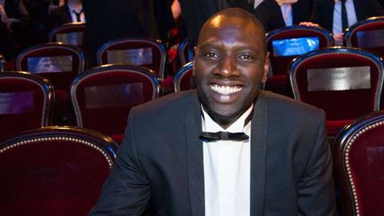 Omar Sy aux César 2013, au Théâtre du Châtelet, à Paris (22/02/2013). Il a été sacré meilleur acteur en 2012 pour sa performance dans la comédie "Intouchables" d'Olivier Nakache et Eric Toledano (2011).
 (Villard / Benaroch / Sipa)