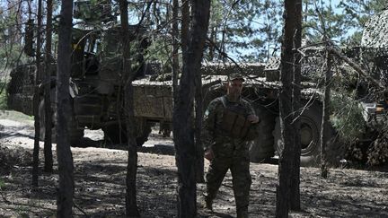 Ukrainian soldiers are trying to contain the advance of Russian troops in the east of the country.  (GENYA SAVILOV / AFP)