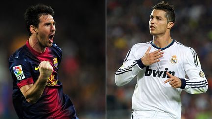 Lionel Messi et Cristiano Ronaldo, les deux buteurs du Clasico