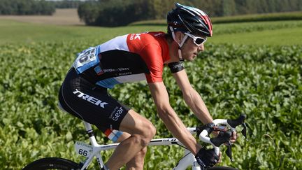 Frank Schleck (Trek) roule depuis des semaines avec une douleur au genou droit (DIRK WAEM / BELGA MAG)