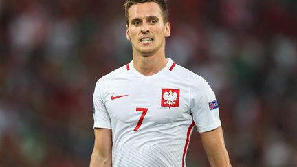 Arkadiusz Milik blessé face au Danemark (FOTO OLIMPIK / NURPHOTO)