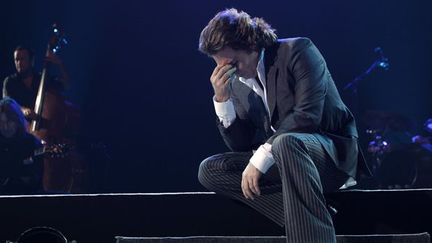 Roberto Alagna, chanteur et acteur, sur la scène de Bercy en avril 2010
 (François Guillot / AFP)