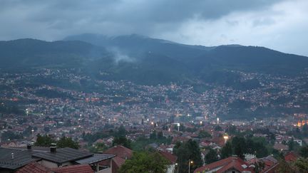 La ville de Sarejevo (Bosnie-Herzégovine), le 21 juillet 2020. (MANUEL COHEN / AFP)