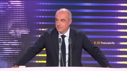 Olivier Marleix, president of the LR group in the National Assembly and deputy for Eure-et-Loir, on franceinfo, September 19, 2023. (FRANCEINFO / RADIOFRANCE)