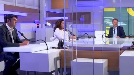 Le plateau des Informés du matin, jeudi 29 avril. (FRANCEINFO / RADIOFRANCE)