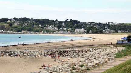 La plage de Barneville-Carteret, dans la Manche. (illustration) (MICHEL COUPARD / BIOSPHOTO)