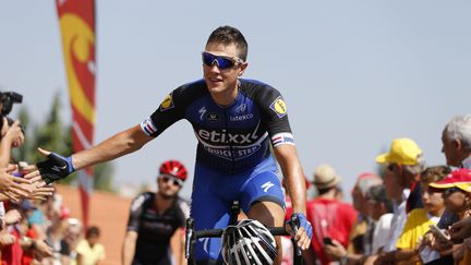 Le Néerlandais Niki Terpstra (Etixx) savoure son succès (YUZURU SUNADA / BELGA MAG)